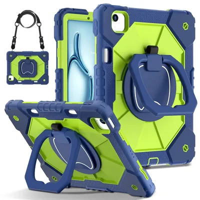 Immagine prodotto di Custodia per tablet Apple iPad Air 11 (2026, 2025, 2024) ibrida con tracolla a 360 gradi