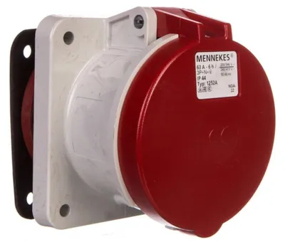 Image de Mennekes Prise à monter TA 63A,5p,6h,400V,IP44 1252A
