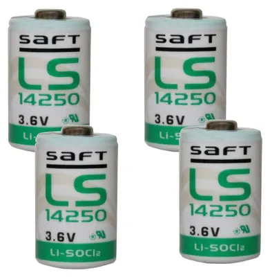Produktbild von 4x Lithium Batterie Saft LS14250 1/2AA 3,6Volt