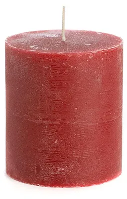 Produktbild von Rustik Lys Rustikale Stumpenkerze – Antikrot – 10 × 11 cm