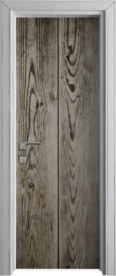 Produktbild von Tür Selbstklebende 70x210 cm Türfolie Türtapete Klebefolie - Dunkle Holz