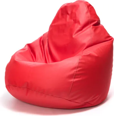 Obrázek produktu pro Ecopuf Fuzzy, sedací vak, sedací vak z umìlé kùže, 80x110, Èervená E6, 80x110
