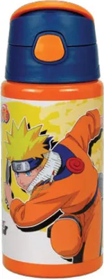 Immagine prodotto di Naruto Fire bottiglia in alluminio con clip 500 ml