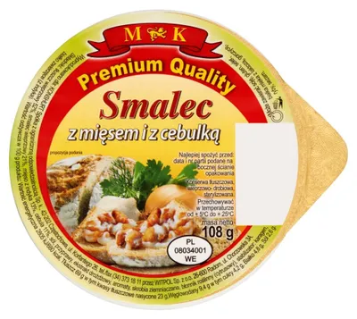 Obrázok produktu pre Sádlo s mäsom a cibuľou MK 108 g