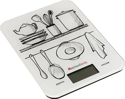 Produktbild von Melchioni Glass, Elektronische Küchenwaage, 10 kg, 1 g, Weiß, Glas, Glas