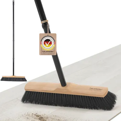 Zimmerbesen mit Stiel, 40 cm, weiche Borsten, für Hartböden