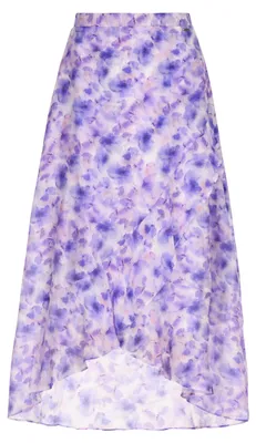 Image de Jupe pour femme SAPORTA - couleur violette, taille S