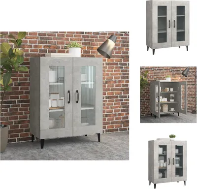 Produktbild von vidaXL Sideboard Betongrau 69,5x34x90 cm Holzwerkstoff -  Sideboards