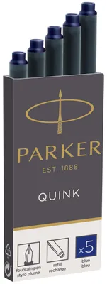 Obrázok produktu pre PARKER 1950384 Atramentové náplne do plniaceho pera modrej farby 5 ks.