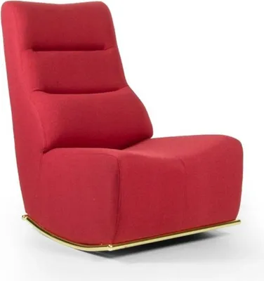 Produktbild von Luxus Rot Sessel Wohnzimmer Polster Sitz Modern Sitzmöbel Designer