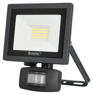 Produktbild von UNITEC LED Strahler mit Bewegungsmelder 14 W, 1700 Lumen, IP44, Aluminiumdruckguss, anthrazit