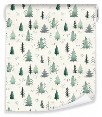 Produktbild von Tapete Wald Bäume Natur - 50x1000 cm - Vliestapete Wohnzimmer Schlafzimmer - Vlies Tapete Grün - T16423VE