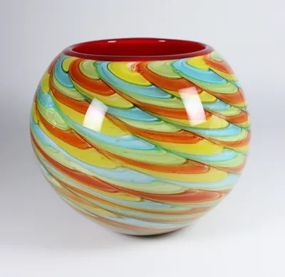 Produktbild von Kugelvase Multi-Twist Murano 17 cm