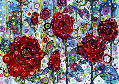 Produktbild von Grafika Puzzle Sally Rich - Blumenpuzzle - 500 Teile