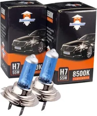 Obrázok produktu pre XEMARK H7 žiarovka s xenónovým efektom – 55W, 12V, super biela halogénová žiarovka – vhodná pre
