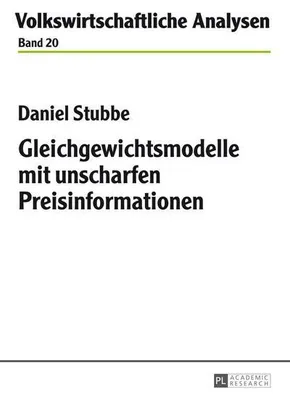 Immagine prodotto di Gleichgewichtsmodelle mit unscharfen Preisinformationen