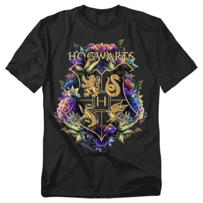 Productafbeelding van Harry Potter - "Hogwarts" T-shirt voor heren/dames, uni model, TV36744 (5XL) (zwart)
