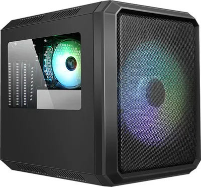 Obrázok produktu pre itek QBO 8 EVO, PC, Čierna, micro ATX, Mini-ATX, Akrylový, Kov, Hranie, 18 cm
