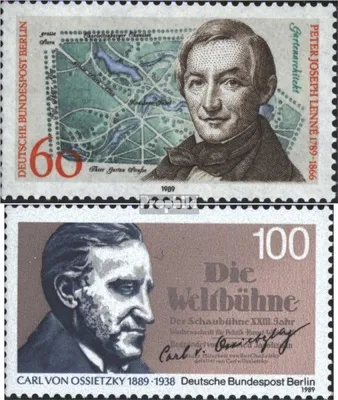 Produktbild von Briefmarken Berlin (West) 1989 Mi 850,851 (kompl.Ausg.) gestempelt Lenné