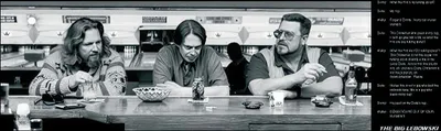 Produktbild von The Big Lebowski Poster Zitate + Original tesa Powerstrips« (1 Pack/20 Stk.)