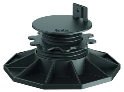 Produktbild von Eurotec Verstellfueße Terrassenbau Stelzfueße ECO Linie Stellfuß - Aufbauhöhe: Erhöhung um 2mm - Menge: 50 Stück