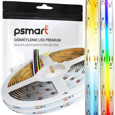 Produktbild von PSMART LED-Streifen COB RGB+CCT 24V 5m 840 LEDs/m