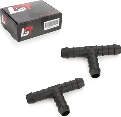 Produktbild von 2x Schlauchverbinder Polyamid T-Stück Benzin ölbeständig 10 mm für AUDI PORSCHE