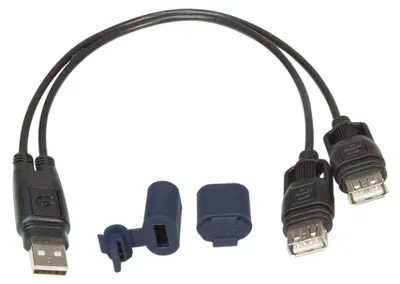 Obrázek produktu pro Optimate Rozdzielacz Kabla Usb Z Osłoną Wodoodporną (El) (Długość 30 Cm)