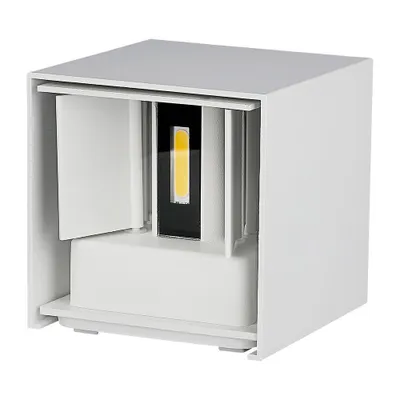 Obrázek produktu pro LED Solution Bílé fasádní LED svítidlo hranaté 5W IP65 Barva světla: Teplá bílá 217079