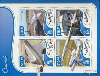 Produktbild von Briefmarken Salomoninseln 2017 Mi 4712-4715 Kleinbogen (kompl. Ausg.) postfrisch Concorde
