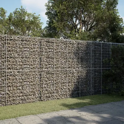 Produktbild von "2026 Promotion" Gabione mit Deckel - Hochbeet - 350x100x200 cm - Verzinktes Eisen - Beete CC15807