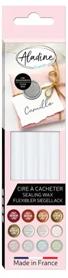 Produktbild von Aladine Siegelwachs Sticks Set - 4 Stück transparent für Basteln