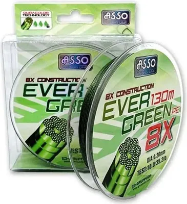Zdjęcie produktu dla Asso Evergreen 300 M Carp Line Green 0,240 mm Zielona 0,240 mm