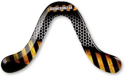 Immagine prodotto di Ventaglio boomerang in legno STREET destra 38cm per divertimento all'aperto