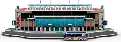 Obrázok produktu pre Habarri | Puzzle 3D - Futbalový štadión - Camp Nou - FC Barcelona - 98 dielikov - Oficiálny model - Pre futbalových fanúšikov