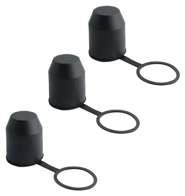 Immagine prodotto di Kit di coperture per gancio di traino, 3 pezzi, protezioni impermeabili e antipolvere, colore nero