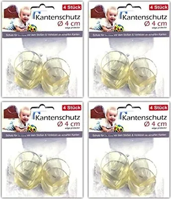 Produktbild von 16x Tischkantenschutz rund Kinder Baby Kantenschutz Eckenschutz Ø 4 cm