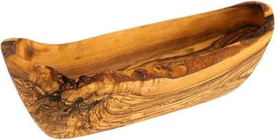 Produktbild von APS 1023 Schale OLIVE, 25 x 8,5 cm, Höhe 7,5 cm Olivenholz, naturbedingte Abweichung in Form, Maserung und Größe
