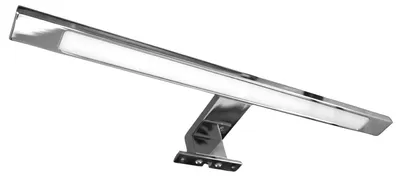 Produktbild von Minimalistische Spiegelleuchte verchromt 450x35x110mm IP44 700 Lumen für Wand & Spiegel