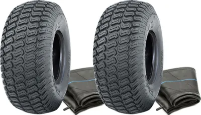 Produktbild von 2er Set - 15x6.00-6 4pr Wanda P332 Grasreifen TL & 15x6.00-6 TR13 Schlauch