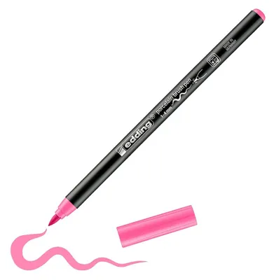 Produktbild von edding 4200 Porzellanpinselstift pink – 10er Vorteilset