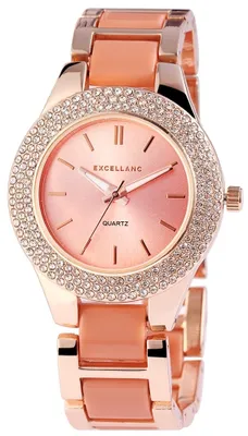 Produktbild von Excellanc Damenuhr mit Metallarmband