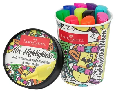 Zdjęcie produktu dla Zakreślacze Textliner 10kol. FABER CASTELL