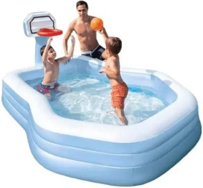 Zdjęcie produktu dla Basen rodzinny Famanu z koszykówką - 257x188 cm