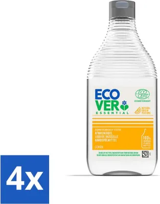 Produktbild von Ecover - Essential Geschirrspülmittel - Zitrone - 450 ml - Vorteilspack - 4 Stücke