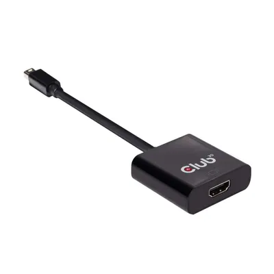 Produktbild von CLUB3D Mini DisplayPort 1.2 auf HDMI 2.0 UHD Aktiver Adapter, 0,15 m, Mini DisplayPort, HDMI Typ A (Standard), Männlich, Weiblich, Gerade