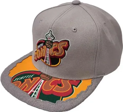 Image de Casquette Mitchell & Ness HHSS5463-SSUYYPPPGREY pour Uni