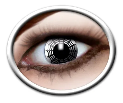 Produktbild von Eyecatcher Motivlinsen - farbige 3-Monats-Kontaktlinsen | m07 - Spider