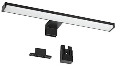 Zdjęcie produktu dla Lampa LED do lustra czarna 40 cm nad lustro łazienka 8 w 570