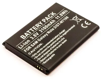 Produktbild von Akku für Samsung EB595675LUCSTD Li-Ion 3,7 Volt 2900 mAh schwarz.